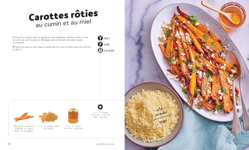 Le grand livre de l'AIR FRYER: 150 recettes croustillantes avec juste une goutte d'huile ! thumbnail 4