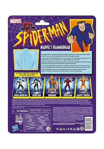 Spider-Man Marvel Legends Series 15 cm Marvel’s Hammerhead Action Figure Toy, Includes 3 Accessories: 2 Alternate Hands, 1 Baseball Bat thumbnail 3