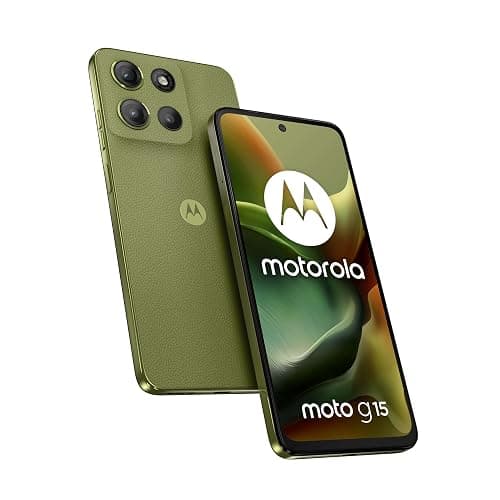 Motorola Moto G15 Power 8GB+256GB, Dual Camera 50 5MP Flicker Sensor, Display 6.72" FHD+ 60Hz, Battery 6000mAh, MediaTek Helio G81, Android 15, Iguana Green - Image 1