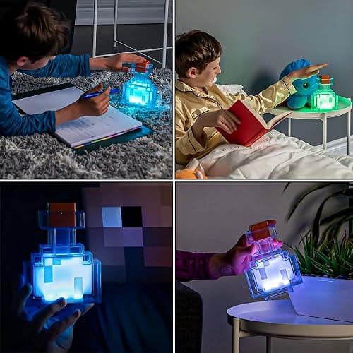 Adumtil Potion Bottle Light Color Changing LED Table Lamp Mood Light for Bedroom, Desk, Living Room, Playroom Home Decor Video Game Gifts thumbnail 5