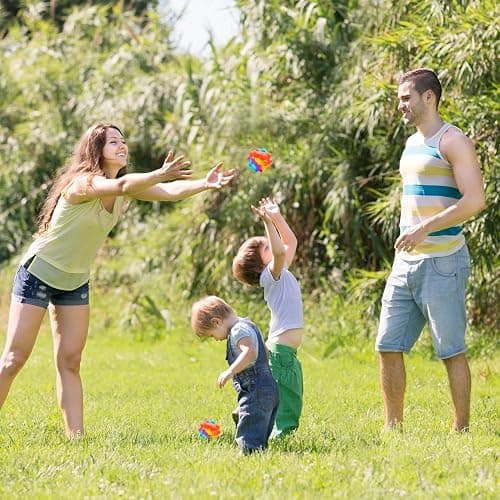 RadBizz Push Pop Bubble Fidget Sensory Toy Ball - for Autism, Stress, Anxiety - Kids and Adults (Multicolor Ball) thumbnail 6