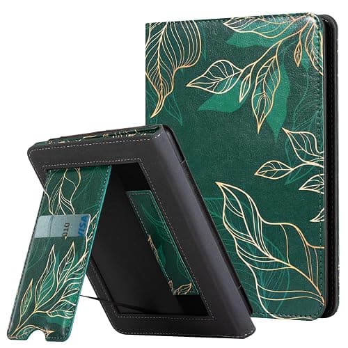 CoBak Case with Stand for Kindle Paperwhite 12th Gen 2024 Released (7") & Kindle Colorsoft Signature Edition - Durable PU Leather Cover with Auto Sleep Wake, Card Slot, Hand Strap Feature thumbnail 2