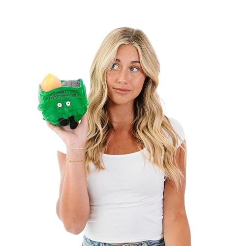 Punchkins Dumpster Fire Plushie - I'm Fine, Everything is Fine! Dumpster Fire Plush, Emotional Support Plushie, Funny Plush Toy for Gifting thumbnail 2