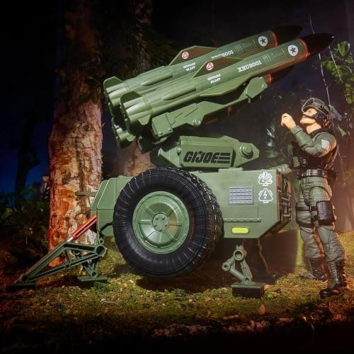 G.I. Joe Classified Series #182, Clayton “Hawk” Abernathy with M.M.S. (Mobile Missile System) Towable Vehicle, Collectible 6 Inch Action Figure Set thumbnail 5