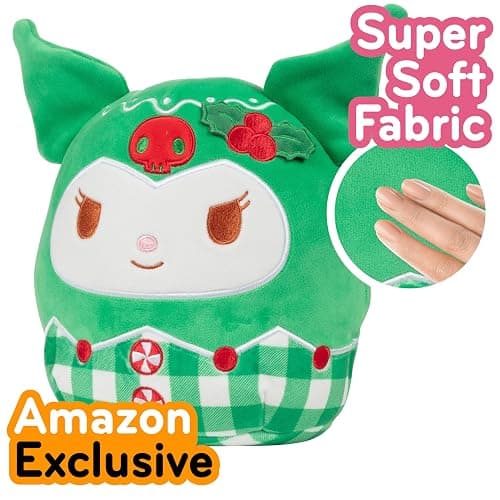 Squishmallows Original 8-Inch Hello Kitty: Kuromi Christmas Plush - Official Jazwares Holiday Sanrio - Collectible Soft & Squishy Stuffed Animal Toy- 2025 Limited Edition Gift for Kids, Girls & Boys thumbnail 2