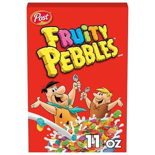 Fruity Pebbles Breakfast Cereal For Kids, Gluten Free, Made With Sweetened Puffed Rice, 11 Oz - Image 1