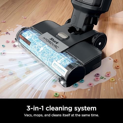 Shark HydroVac MessMaster Wet Dry Vacuum Cleaner, Cordless, 3-in-1 Vacuum Mop All in One & Self-Cleaning System, Lightweight, Powerful Suction, for Hard Floors & Area Rugs, Stone, WD261,Rose Gold thumbnail 2