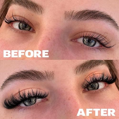 EYDEVRO False Eyelashes Wet Cat Eye Lashes Spiky Faux Mink Lashes Wispy Fairy Manga Lashes Natural Strip Lashes with Spikes 7 Pairs Pack thumbnail 3