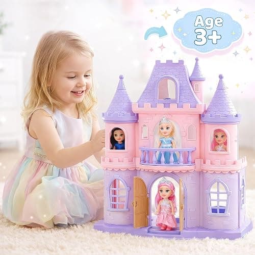 Liberty Imports Little Royal Princess Toddler Dolls with Dresses, Girls Imaginative Pretend Play Small Dolls Party Favors Collection (Princess) thumbnail 5