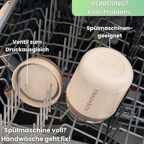 FRADABOX® Lunchpot „Casey“, Thermobehälter mit Löffel, Premium Edelstahl, Müslibecher to go, Auslaufsicher für Joghurt Porridge, Suppen, Lunchbox, Meal Prep Warmhaltebehälter für Erwachsene und Kinder thumbnail 6