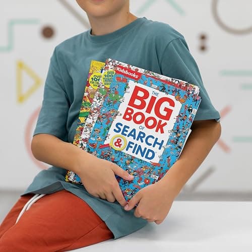 The Big Book of Search & Find - Fun Hidden Object Game for Kids | Boosts Focus & Observation Skills | Engaging Brain-Training Activity Book thumbnail 14