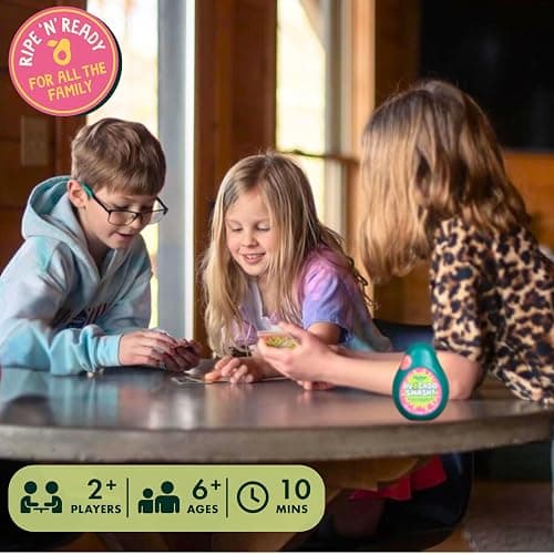 Ridley's Avocado Smash! 71 Piece Family Action Card Game with Storage Case,1 ea thumbnail 2