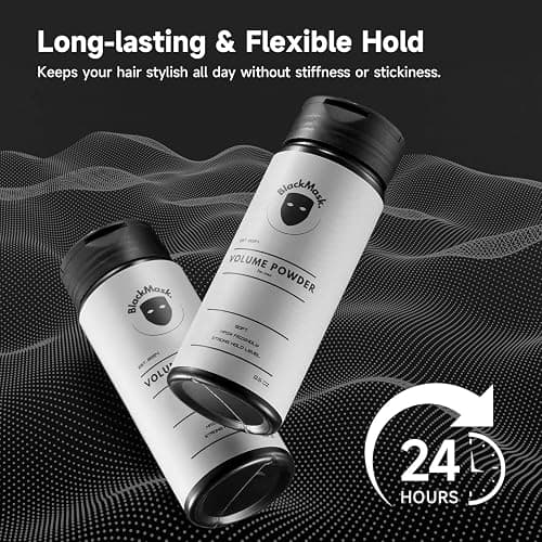 Texture Powder for Men, Easy to Apply - Instantly Adds Texture & Volume, All-Natural Ingredients, Strong Hold, Hair Powder for Men (Pack of 3) thumbnail 6