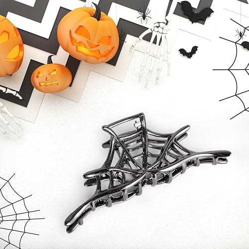 4 Pcs Metal Spider Hair Claw Clips for Women, Goth Hair Accessories, Halloween Gifts for Women thumbnail 4