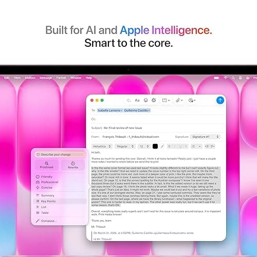 Apple 2026 MacBook Neo 13-inch Laptop with A18 Pro chip: Built for AI and Apple Intelligence, Liquid Retina Display, 8GB Unified Memory, 256GB SSD Storage, 1080p FaceTime HD Camera; Blush thumbnail 5