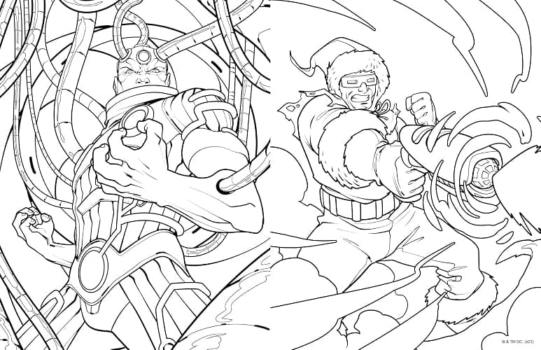 DC Super-Villains: The Official Coloring Book thumbnail 4
