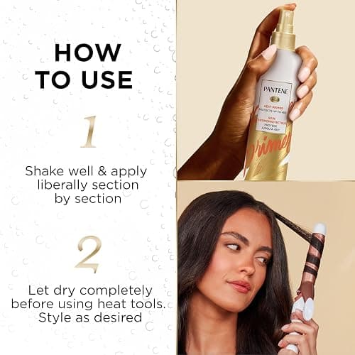Pantene Pro-V Heat Primer Thermal Heat Protectant Spray, 215 mL thumbnail 4