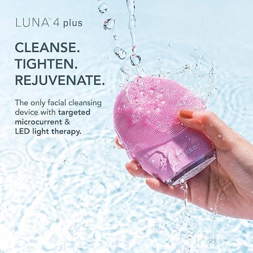 FOREO Fresh & Lifted Bundle - Luna 4 Plus Normal Facial Cleansing Brush + Supercharged SERUM 2.0, 1 oz - Near Infrared Light Treatment - Face Cleansing Massage Brush - Microcurrent Facial Device thumbnail 2
