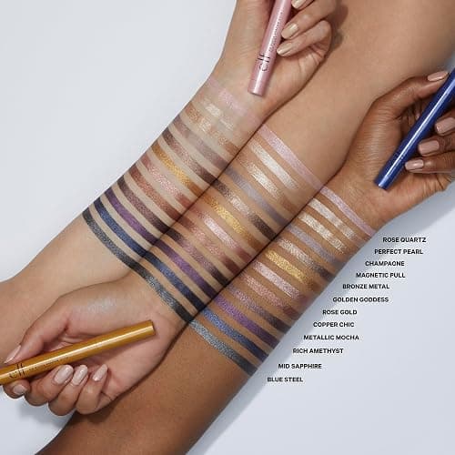 e.l.f. No Budge Shadow Stick, Long-Lasting Cream Eyeshadow Stick For High-Pigment, Metallic Color, Vegan & Cruelty-Free, Perfect Pearl thumbnail 2