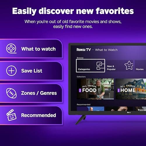 Roku Smart TV 2025 – 32-Inch Select Series, 1080p Full HD TV – Roku TV with Voice Remote – Flat Screen LED Television with Wi-Fi for Streaming Live Local News, Sports, Family Entertainment thumbnail 6