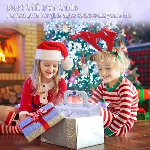 Kids Makeup Sets for Girls 5-8 - Washable Makeup for Kids 8-12, Maquillaje para Niñas, Play Make Up Kit, Toys for Little Girl, Princess Toddler Kid Stuff, Ages 3456789 10 Year Old Girl Birthday Gifts thumbnail 7