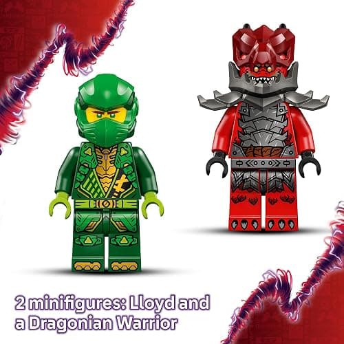 LEGO NINJAGO Lloyd's Pull-Back Race Car Toy - Building Toy for Pretend Play for Boys and Girls, Ages 7+ - Toy Car for Kids with 2 Minifigures - Gift Idea for Birthdays - 71828 thumbnail 5