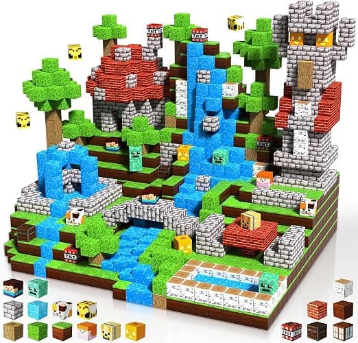 ToyUnited 150PCS Magnetic Blocks - Magnetic Building Cubes Magnetic Tiles Stacking, STEM Montessori Sensory Toys for Toddlers Kids Aged 3 4 5 6 7 8 9 10 11 12 Year Old Boys Girls Gifts - Image 1