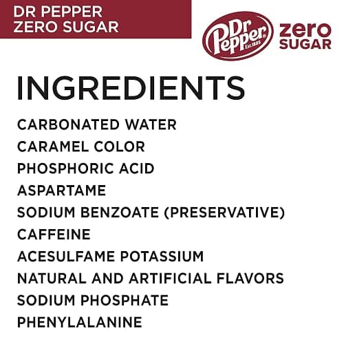 Dr Pepper, Zero Sugar, 12 Ounce, 12 Count thumbnail 3