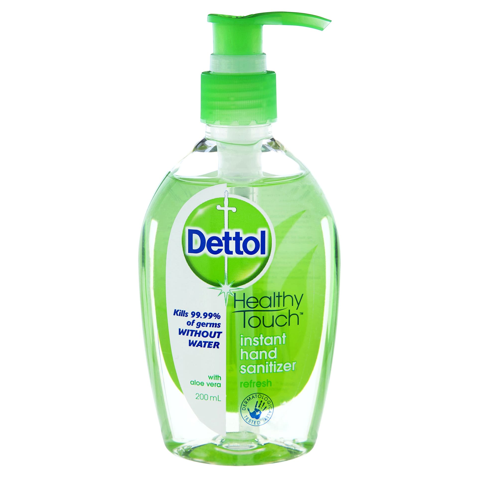 Dettol Healthy Touch Instant Liquid Hand Sanitiser Refresh, 200ml (Pack of 3) thumbnail 4