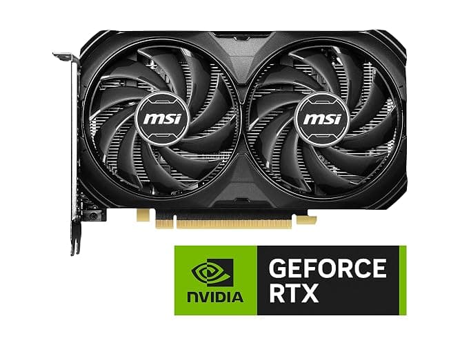 MSI Gaming GeForce RTX 4060 Ti 8GB GDRR6 Extreme Clock: 2580 MHz 128-Bit HDMI/DP Nvlink TORX Fan 4.0 Ada Lovelace Architecture Graphics Card (RTX 4060 Ti Ventus 2X Black 8G OC) thumbnail 2