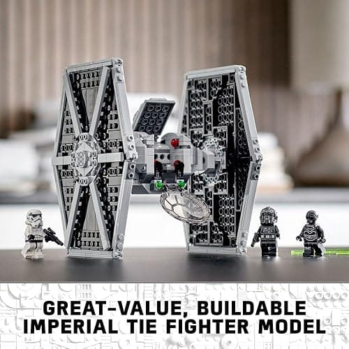 LEGO Star Wars Imperial TIE Fighter 75300 Building Toy with Stormtrooper and Pilot Minifigures from The Skywalker Saga For 8+ Years thumbnail 3