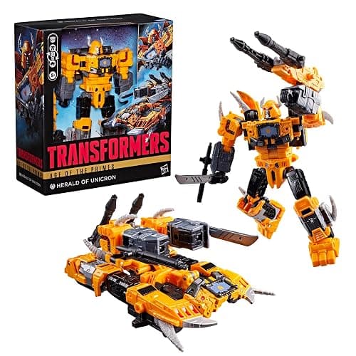 Transformers Age of the Primes Herald of Unicron, Leader Class 7.5-Inch Converting Action Figure, Robot Toys for Ages 8+ thumbnail 11