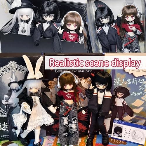 GNATAPIAY 1/12 BJD Dolls Blind Box,Kawaii MJD BJD Dolls High School Campus Series 1/12 Ball Jointed Doll Collectable Action Figure for Girls Birthday Party Gift Toys thumbnail 4