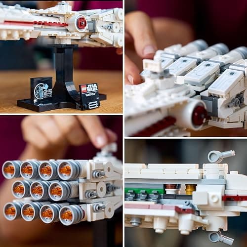 LEGO Star Wars: A New Hope Tantive IV, Buildable 25th Anniversary Starship Model, Creative Building Set for Adults, Collectible Build and Display Gift Idea for Star Wars Fans, 75376 thumbnail 3