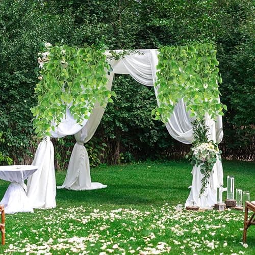 VFANDV 2 Pièces Plante Artificielle Tombante, 105CM Plantes Artificielles Suspendues Feuilles D'eucalyptus, Plantes Artificielles Interieur pour la Maison Jardin Intérieur Décoration Extérieure thumbnail 7
