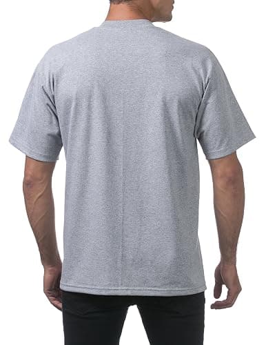 Pro Club Men's Heavyweight Cotton Short Sleeve Crew Neck T-Shirt thumbnail 2