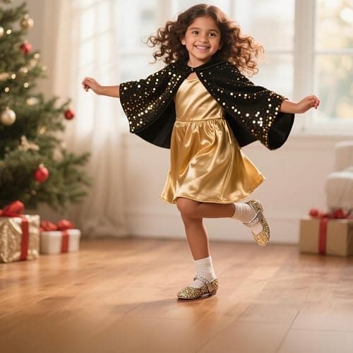 THEE BRON Toddler Girls Dress Shoes Ballet Mary Jane Flats Princess Costume Shoes thumbnail 2