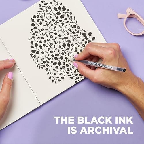 SAKURA 3-Piece Gelly Roll Blister Card Medium Point Gel Ink Pen Set, Black thumbnail 4