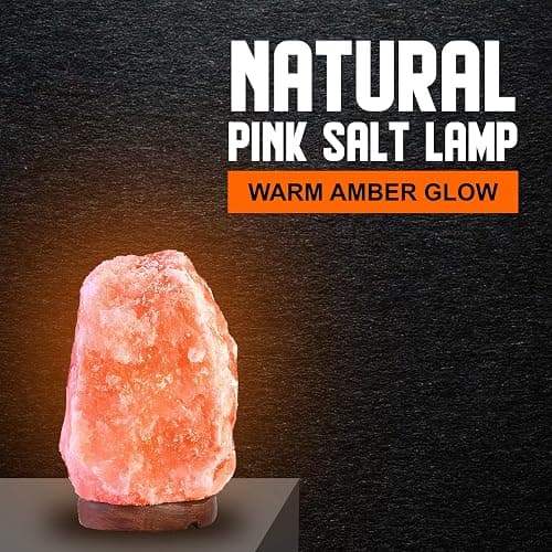 Himalayan Crystal Rock Salt Lamp Authentic Quality Crystals with CE Certified Plug and Bulb Table lamp Night Bulb (2-3kg) thumbnail 2