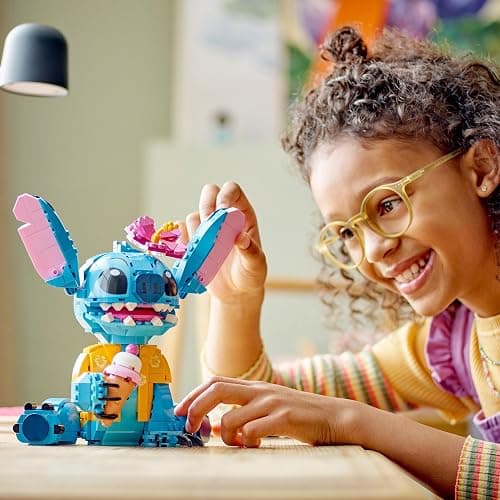LEGO | Disney Stitch Toy - Play & Display Figure with an Ice-Cream Cone & Decorative Flower - Gift for 9+ Year Old Girls, Boys & Lilo & Stitch Movie fans - Christmas Treat - 43249 thumbnail 9