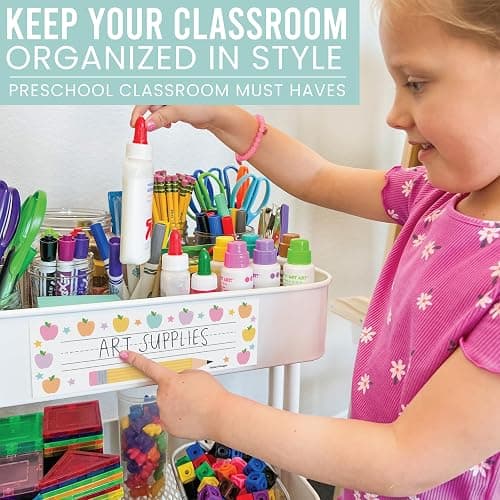 Hadley Designs Desk Name Tags for Classroom - 36 Student Desk Name Plates for Classroom Decor, 9x3 Pastel Nametags Cubby Labels Teacher Supplies, 1st 2nd 3rd Grade Kindergarten Preschool Must Haves thumbnail 7