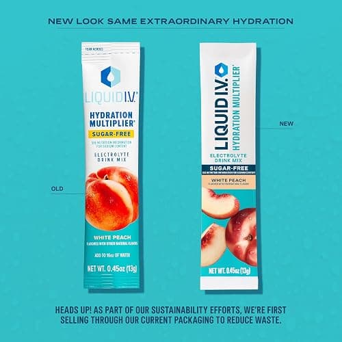 Liquid I.V.® Hydration Multiplier Sugar-Free Variety Pack - Raspberry Melon, Lemon Lime, White Peach, Green Grape (Variety Pack) thumbnail 2