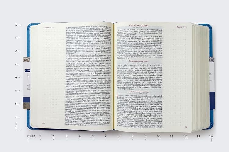 Biblia Católica de apuntes, Tapa dura/tela, Azul, Comfort Print (Spanish Edition) thumbnail 12