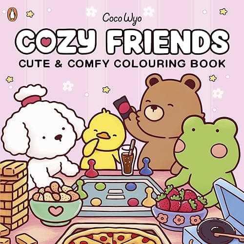 Cozy Friends: A relaxing cosy colouring book, from the bestselling author (Coco Wyo) - Image 1