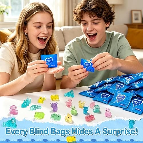 100pcs Mini Glow in The Dark Resin Animals, Mystery Bag Mini Resin Models, Blind Box Collectible Figurines, Individually Wrapped Tiny Models for DIY Fairy Garden, Micro Landscape Decor (Animals) thumbnail 6