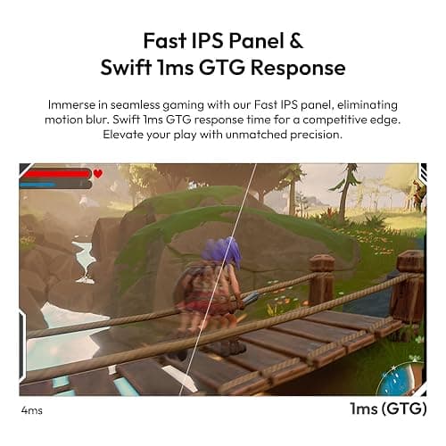 Pixio PX278 Wave White 27 inch 180Hz Refresh Rate QHD 1440p Resolution Fast IPS Panel 1ms GTG Response Time White Gaming Monitor with FreeSync thumbnail 4