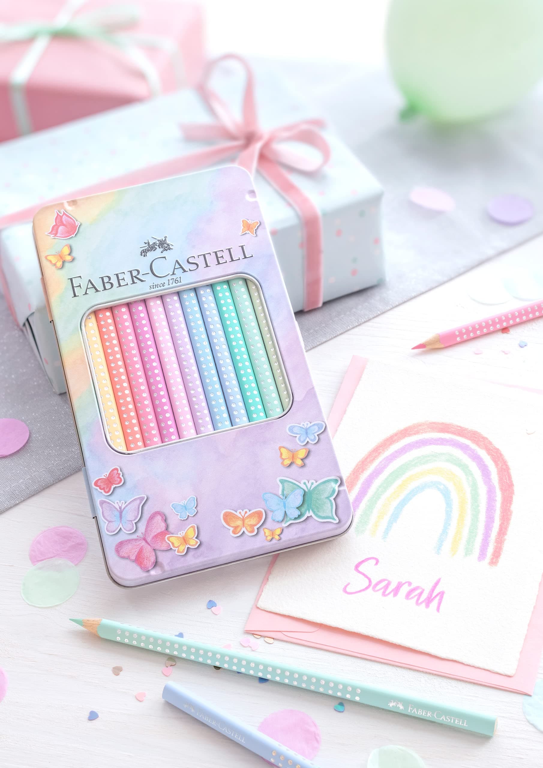 Faber-Castell 201910 Colored Pencils, 12 Pieces, Pastel Colours thumbnail 5