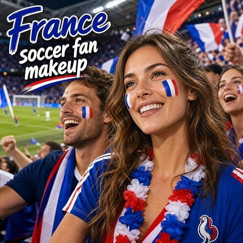 Red White and Blue USA Eye Black 4Pcs,Football Baseball Face Paint,4th of July Patriotic Accessories,America Soccer Fans Makeup for Game Day thumbnail 7