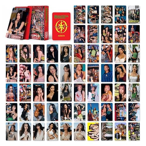 32PC KATSEYE Stickers+60PC Lomo KATSEYE Photocards Novel Idol Album Cards Set Mini Merch Photocards Set Fans Gift Girls Fans - Image 1
