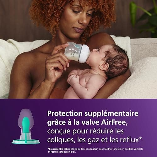 Kit nouveau-né - PHILIPS AVENT - Natural 3.0 AirFree - 2 Biberons 125ml + 2 Biberons 260ml + Sucettes Ultra Douce 0-6M thumbnail 4